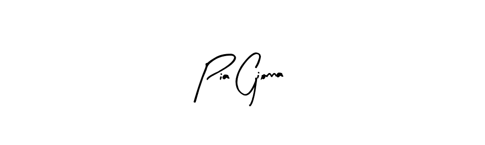 How to make Pia Gionna name signature. Use Arty Signature style for creating short signs online. This is the latest handwritten sign. Pia Gionna signature style 8 images and pictures png