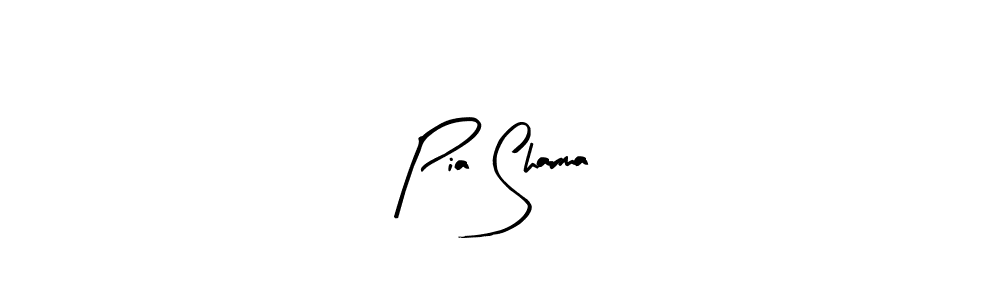 Similarly Arty Signature is the best handwritten signature design. Signature creator online .You can use it as an online autograph creator for name Pia Sharma. Pia Sharma signature style 8 images and pictures png