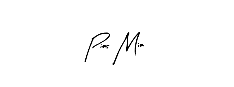 The best way (Arty Signature) to make a short signature is to pick only two or three words in your name. The name Pias Mia include a total of six letters. For converting this name. Pias Mia signature style 8 images and pictures png