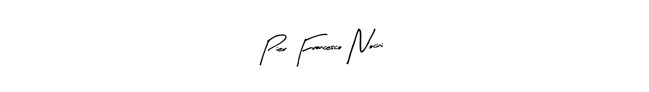 Arty Signature is a professional signature style that is perfect for those who want to add a touch of class to their signature. It is also a great choice for those who want to make their signature more unique. Get Pier Francesco Nocini name to fancy signature for free. Pier Francesco Nocini signature style 8 images and pictures png