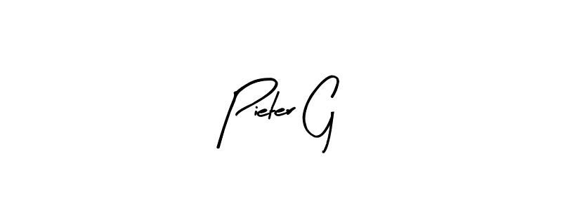if you are searching for the best signature style for your name Pieter G. so please give up your signature search. here we have designed multiple signature styles  using Arty Signature. Pieter G signature style 8 images and pictures png