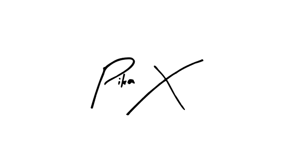 The best way (Arty Signature) to make a short signature is to pick only two or three words in your name. The name Pika X include a total of six letters. For converting this name. Pika X signature style 8 images and pictures png