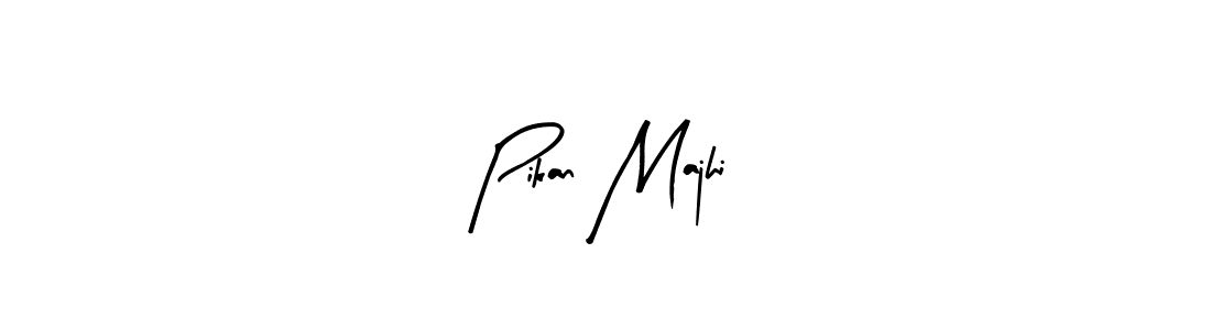 This is the best signature style for the Pikan Majhi name. Also you like these signature font (Arty Signature). Mix name signature. Pikan Majhi signature style 8 images and pictures png