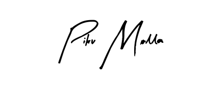 Elevate your brand with a stunning Piku Molla eSignature. The Arty Signature style provides a balanced, flowing aesthetic for everyday signing. Piku Molla signature style 8 images and pictures png