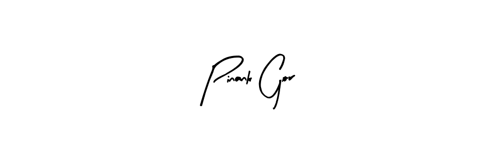 Best and Professional Signature Style for Pinank Gor. Arty Signature Best Signature Style Collection. Pinank Gor signature style 8 images and pictures png