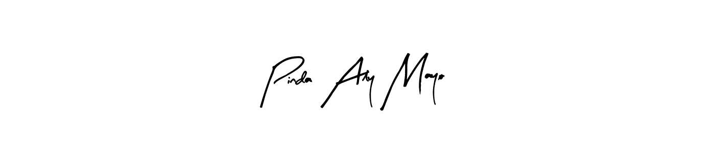 Design your own signature with our free online signature maker. With this signature software, you can create a handwritten (Arty Signature) signature for name Pinda Aly Mayo. Pinda Aly Mayo signature style 8 images and pictures png
