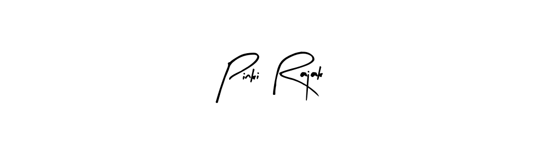 Use a signature maker to create a handwritten signature online. With this signature software, you can design (Arty Signature) your own signature for name Pinki Rajak. Pinki Rajak signature style 8 images and pictures png