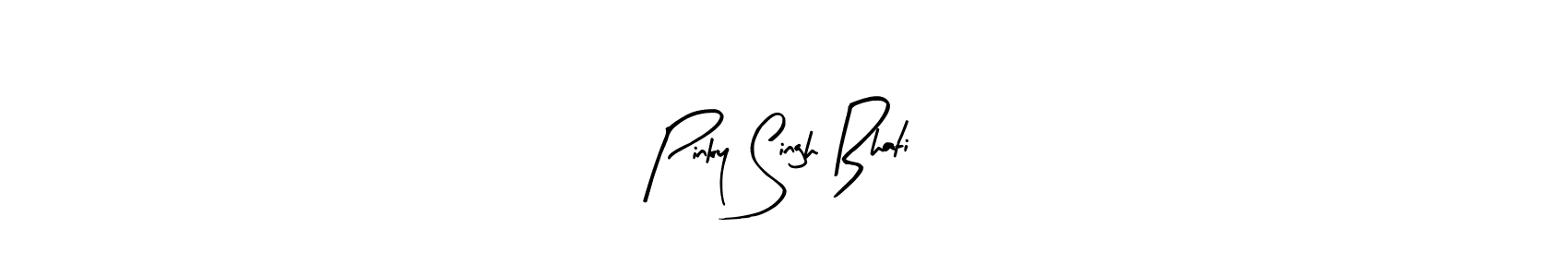 Create a beautiful signature design for name Pinky Singh Bhati. With this signature (Arty Signature) fonts, you can make a handwritten signature for free. Pinky Singh Bhati signature style 8 images and pictures png