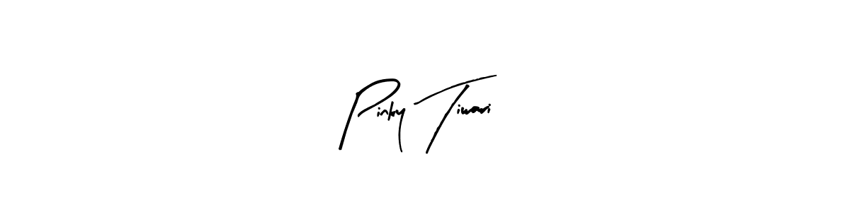 How to make Pinky Tiwari signature? Arty Signature is a professional autograph style. Create handwritten signature for Pinky Tiwari name. Pinky Tiwari signature style 8 images and pictures png