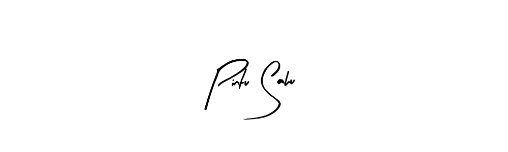 Use a signature maker to create a handwritten signature online. With this signature software, you can design (Arty Signature) your own signature for name Pintu Sahu. Pintu Sahu signature style 8 images and pictures png