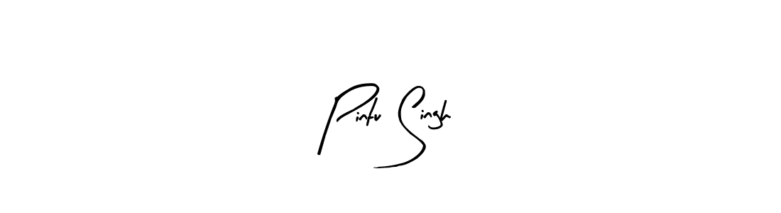 How to make Pintu Singh signature? Arty Signature is a professional autograph style. Create handwritten signature for Pintu Singh name. Pintu Singh signature style 8 images and pictures png