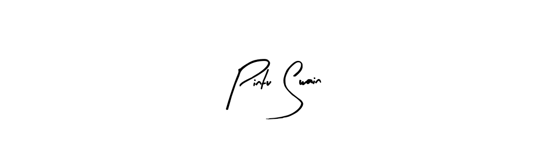 Arty Signature is a professional signature style that is perfect for those who want to add a touch of class to their signature. It is also a great choice for those who want to make their signature more unique. Get Pintu Swain name to fancy signature for free. Pintu Swain signature style 8 images and pictures png