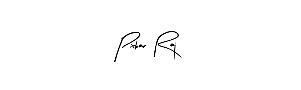 Make a beautiful signature design for name Piskar Raj. With this signature (Arty Signature) style, you can create a handwritten signature for free. Piskar Raj signature style 8 images and pictures png