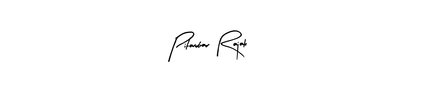 Use a signature maker to create a handwritten signature online. With this signature software, you can design (Arty Signature) your own signature for name Pitambar Rajak. Pitambar Rajak signature style 8 images and pictures png