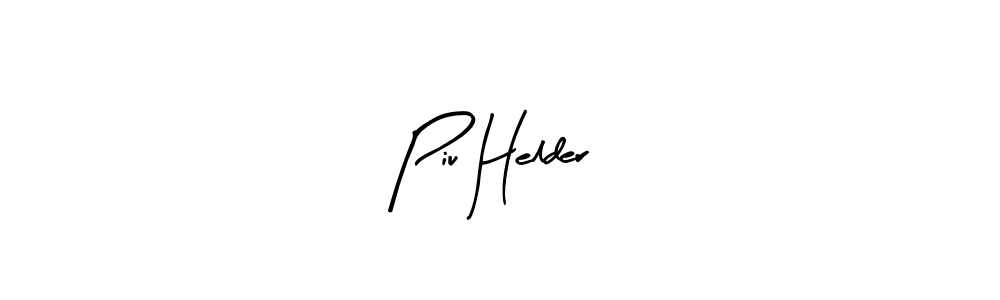 Piu Helder stylish signature style. Best Handwritten Sign (Arty Signature) for my name. Handwritten Signature Collection Ideas for my name Piu Helder. Piu Helder signature style 8 images and pictures png