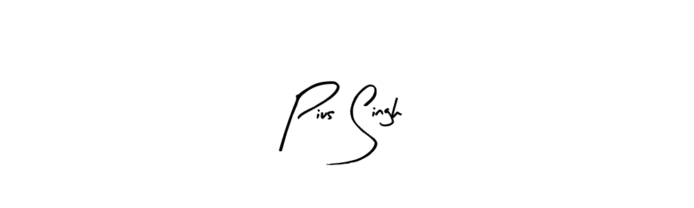 Similarly Arty Signature is the best handwritten signature design. Signature creator online .You can use it as an online autograph creator for name Pius Singh. Pius Singh signature style 8 images and pictures png