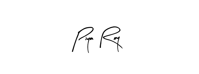 Make a beautiful signature design for name Piya Roy. With this signature (Arty Signature) style, you can create a handwritten signature for free. Piya Roy signature style 8 images and pictures png