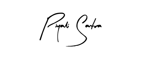 Make a beautiful signature design for name Piyali Santra. With this signature (Arty Signature) style, you can create a handwritten signature for free. Piyali Santra signature style 8 images and pictures png