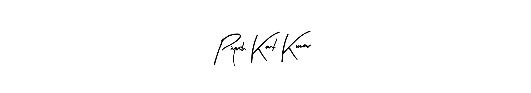 You can use this online signature creator to create a handwritten signature for the name Piyush Kant Kumar. This is the best online autograph maker. Piyush Kant Kumar signature style 8 images and pictures png