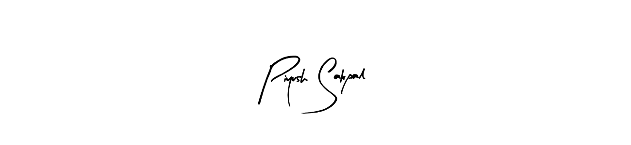 Design your own signature with our free online signature maker. With this signature software, you can create a handwritten (Arty Signature) signature for name Piyush Sakpal. Piyush Sakpal signature style 8 images and pictures png
