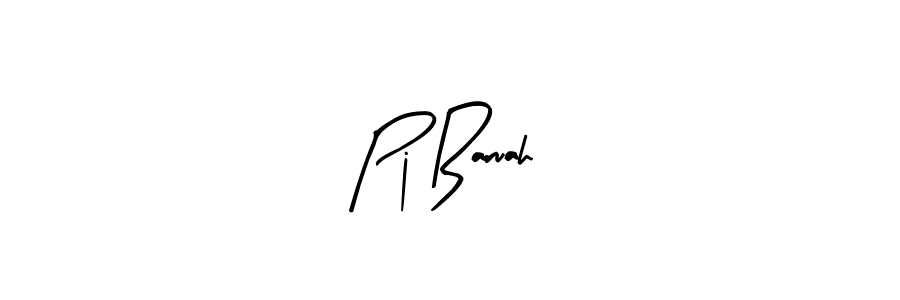 Similarly Arty Signature is the best handwritten signature design. Signature creator online .You can use it as an online autograph creator for name Pj Baruah. Pj Baruah signature style 8 images and pictures png