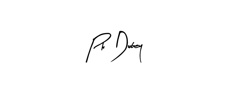 Similarly Arty Signature is the best handwritten signature design. Signature creator online .You can use it as an online autograph creator for name Pk Dubey. Pk Dubey signature style 8 images and pictures png