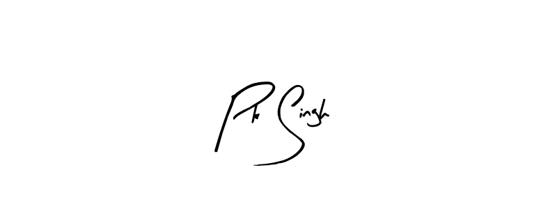 Pk Singh stylish signature style. Best Handwritten Sign (Arty Signature) for my name. Handwritten Signature Collection Ideas for my name Pk Singh. Pk Singh signature style 8 images and pictures png