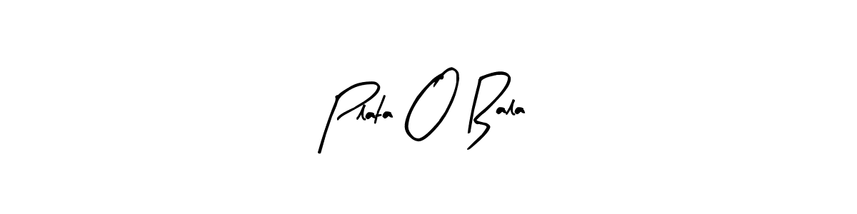 Similarly Arty Signature is the best handwritten signature design. Signature creator online .You can use it as an online autograph creator for name Plata O Bala. Plata O Bala signature style 8 images and pictures png