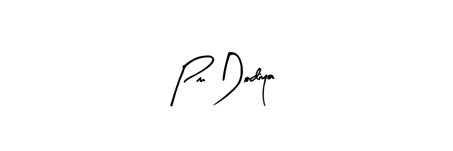 Pm Dodiya stylish signature style. Best Handwritten Sign (Arty Signature) for my name. Handwritten Signature Collection Ideas for my name Pm Dodiya. Pm Dodiya signature style 8 images and pictures png
