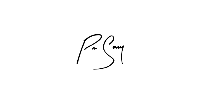 Make a beautiful signature design for name Pm Samy. With this signature (Arty Signature) style, you can create a handwritten signature for free. Pm Samy signature style 8 images and pictures png