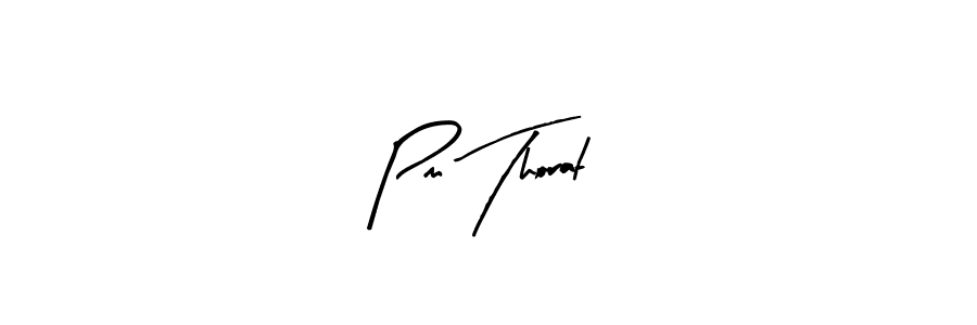 Also we have Pm Thorat name is the best signature style. Create professional handwritten signature collection using Arty Signature autograph style. Pm Thorat signature style 8 images and pictures png