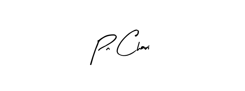 Use a signature maker to create a handwritten signature online. With this signature software, you can design (Arty Signature) your own signature for name Pn Chari. Pn Chari signature style 8 images and pictures png