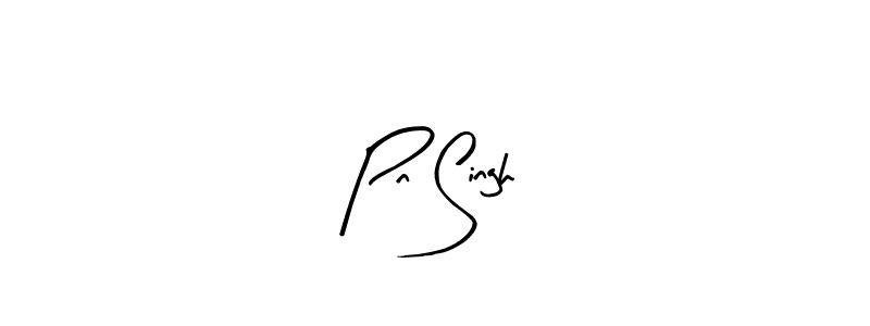 How to make Pn Singh name signature. Use Arty Signature style for creating short signs online. This is the latest handwritten sign. Pn Singh signature style 8 images and pictures png