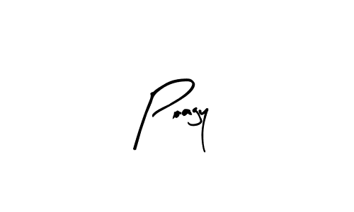 Create a beautiful signature design for name Poagy. With this signature (Arty Signature) fonts, you can make a handwritten signature for free. Poagy signature style 8 images and pictures png