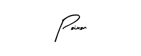 Poixon stylish signature style. Best Handwritten Sign (Arty Signature) for my name. Handwritten Signature Collection Ideas for my name Poixon. Poixon signature style 8 images and pictures png