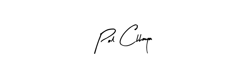 Also You can easily find your signature by using the search form. We will create Pol Chhaya name handwritten signature images for you free of cost using Arty Signature sign style. Pol Chhaya signature style 8 images and pictures png