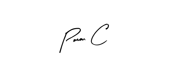 See photos of Poman C official signature by Spectra . Check more albums & portfolios. Read reviews & check more about Arty Signature font. Poman C signature style 8 images and pictures png