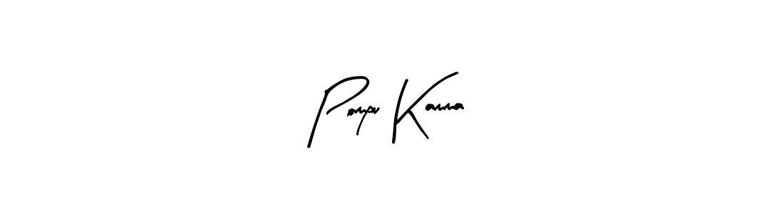 Here are the top 10 professional signature styles for the name Pompu Kamma. These are the best autograph styles you can use for your name. Pompu Kamma signature style 8 images and pictures png