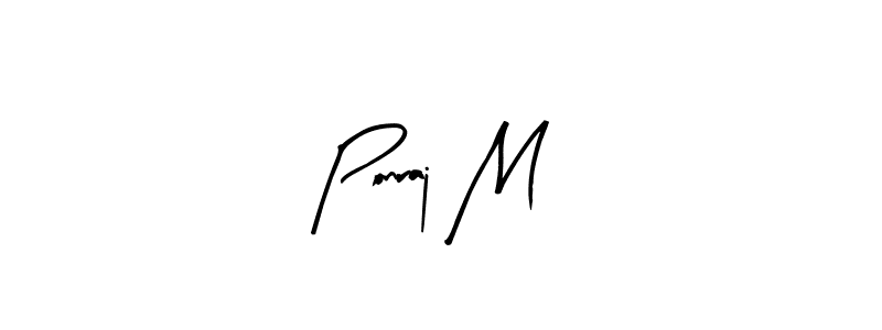 Also You can easily find your signature by using the search form. We will create Ponraj M name handwritten signature images for you free of cost using Arty Signature sign style. Ponraj M signature style 8 images and pictures png