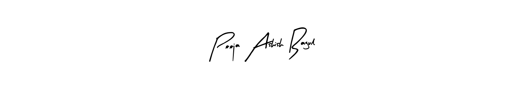 Make a beautiful signature design for name Pooja Ashish Bagul. With this signature (Arty Signature) style, you can create a handwritten signature for free. Pooja Ashish Bagul signature style 8 images and pictures png