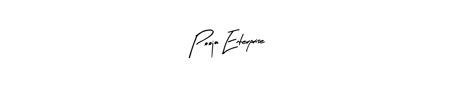 Arty Signature is a professional signature style that is perfect for those who want to add a touch of class to their signature. It is also a great choice for those who want to make their signature more unique. Get Pooja Enterprise name to fancy signature for free. Pooja Enterprise signature style 8 images and pictures png