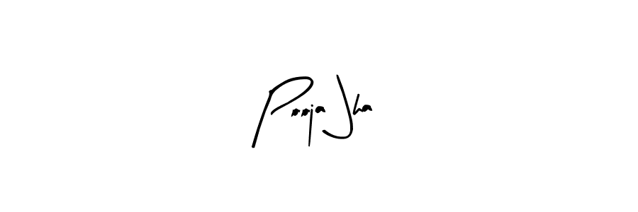 Design your own signature with our free online signature maker. With this signature software, you can create a handwritten (Arty Signature) signature for name Pooja Jha. Pooja Jha signature style 8 images and pictures png