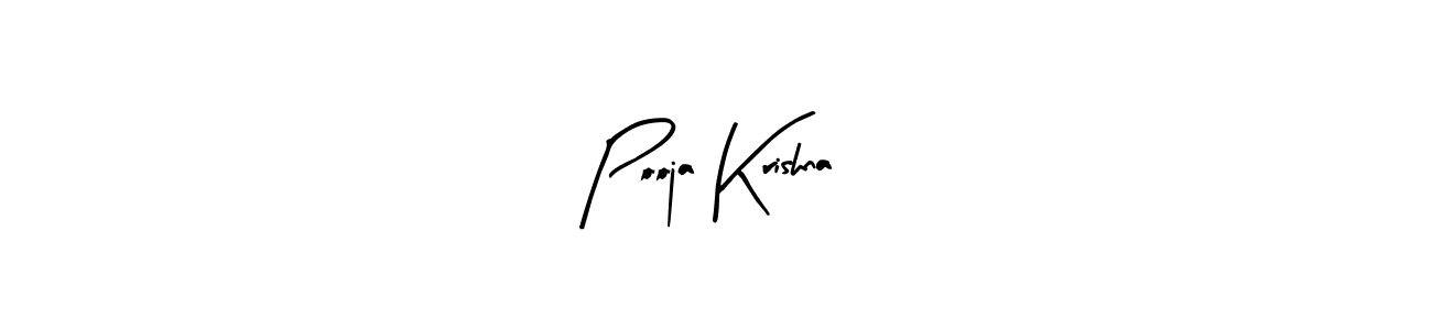 You should practise on your own different ways (Arty Signature) to write your name (Pooja Krishna) in signature. don't let someone else do it for you. Pooja Krishna signature style 8 images and pictures png