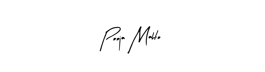 Design your own signature with our free online signature maker. With this signature software, you can create a handwritten (Arty Signature) signature for name Pooja Mahto. Pooja Mahto signature style 8 images and pictures png