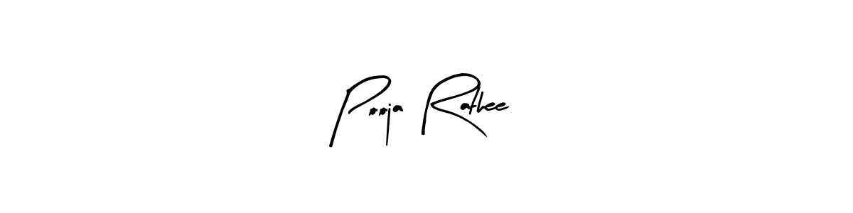 Similarly Arty Signature is the best handwritten signature design. Signature creator online .You can use it as an online autograph creator for name Pooja Rathee. Pooja Rathee signature style 8 images and pictures png