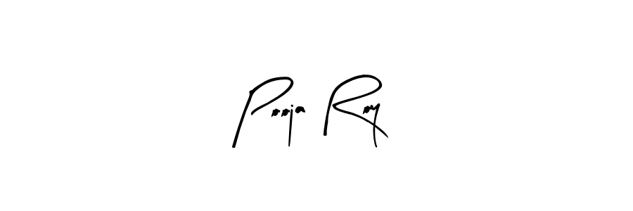 How to make Pooja Roy name signature. Use Arty Signature style for creating short signs online. This is the latest handwritten sign. Pooja Roy signature style 8 images and pictures png