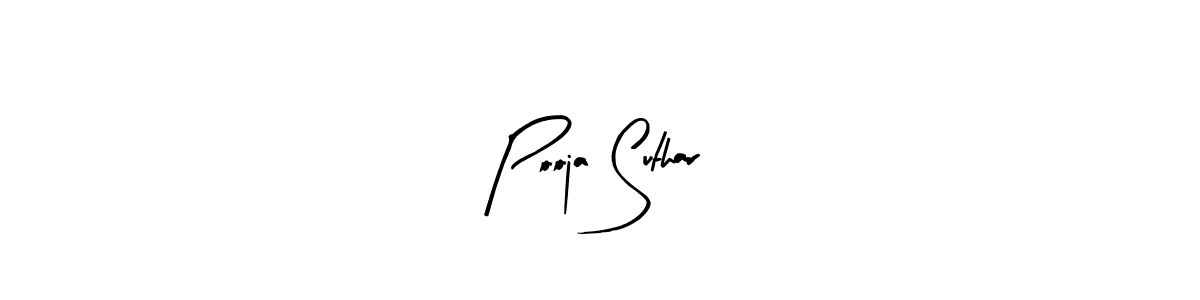 The best way (Arty Signature) to make a short signature is to pick only two or three words in your name. The name Pooja Suthar include a total of six letters. For converting this name. Pooja Suthar signature style 8 images and pictures png