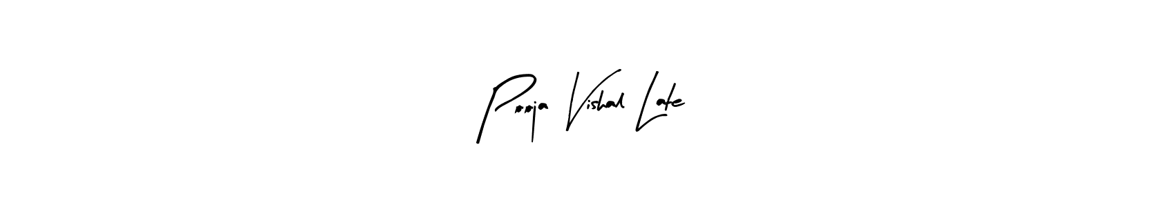 Also You can easily find your signature by using the search form. We will create Pooja Vishal Late name handwritten signature images for you free of cost using Arty Signature sign style. Pooja Vishal Late signature style 8 images and pictures png