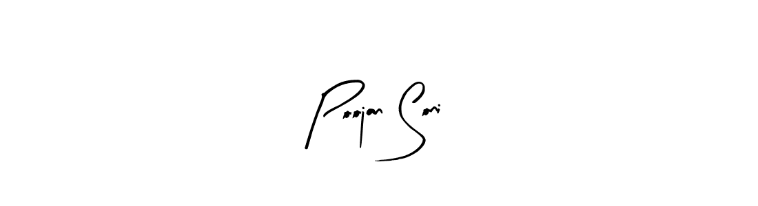 Create a beautiful signature design for name Poojan Soni. With this signature (Arty Signature) fonts, you can make a handwritten signature for free. Poojan Soni signature style 8 images and pictures png