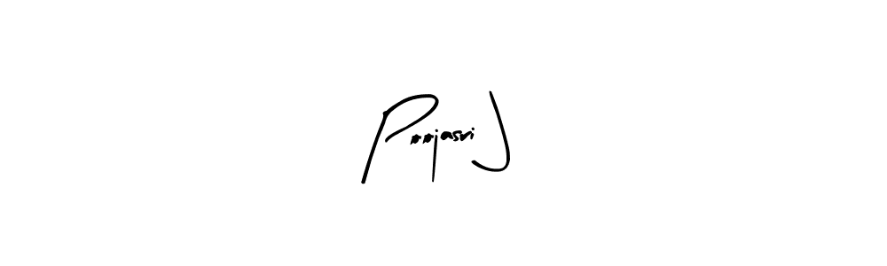 It looks lik you need a new signature style for name Poojasri J. Design unique handwritten (Arty Signature) signature with our free signature maker in just a few clicks. Poojasri J signature style 8 images and pictures png